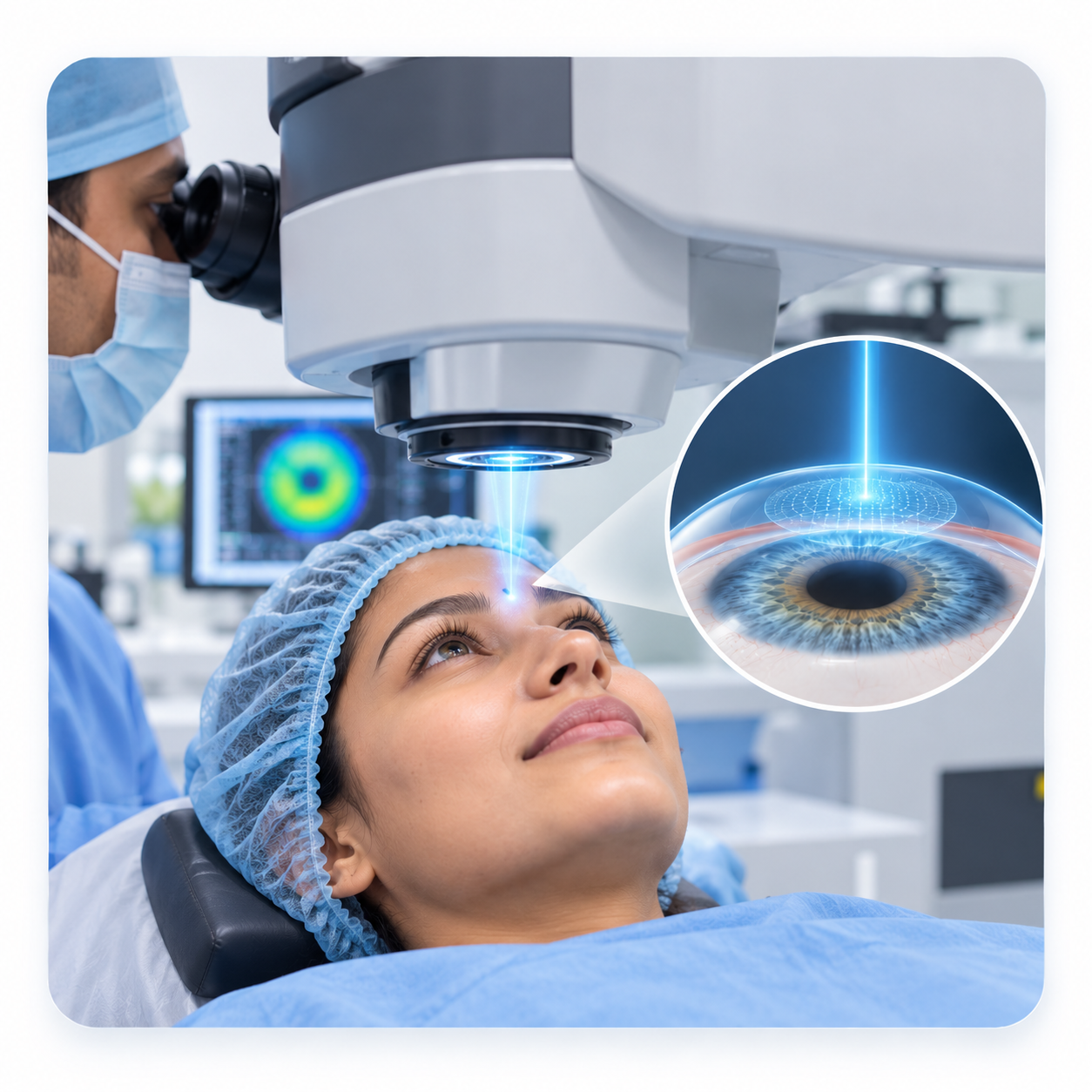 Touchless LASIK