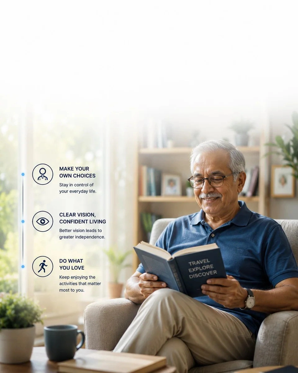 Reduced Risk of Vision Loss